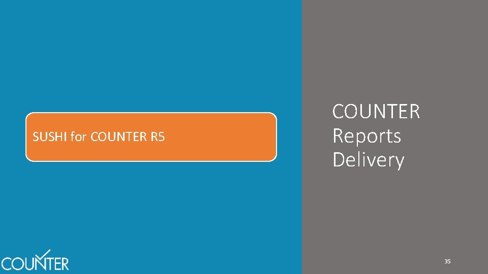 SUSHI for COUNTER R 5 COUNTER Reports Delivery Release 5 35 