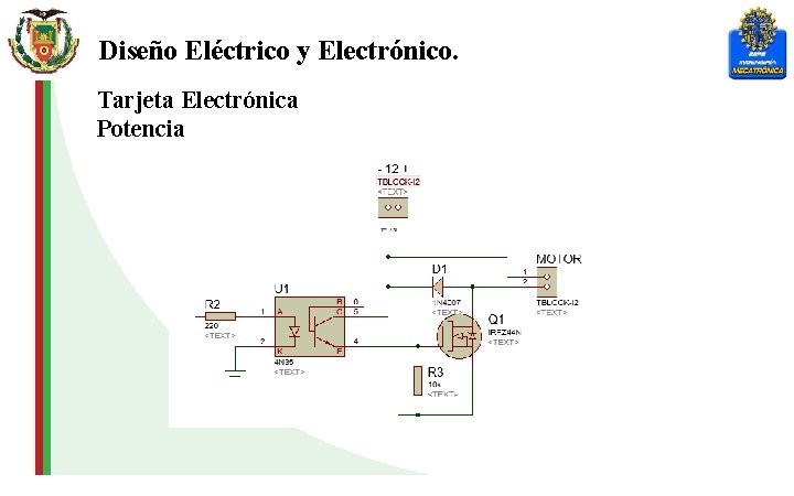 Diseño Eléctrico y Electrónico. Tarjeta Electrónica Potencia 