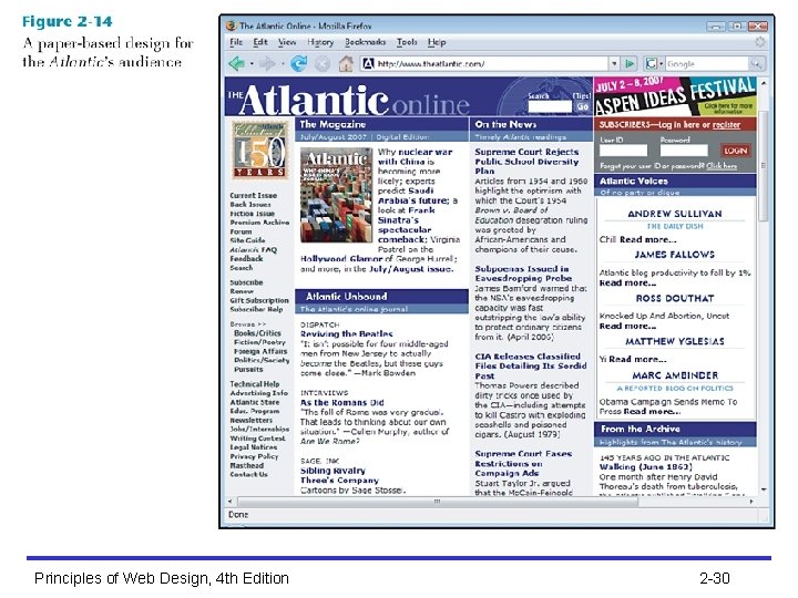 Principles of Web Design, 4 th Edition 2 -30 