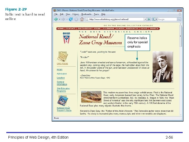 Principles of Web Design, 4 th Edition 2 -56 