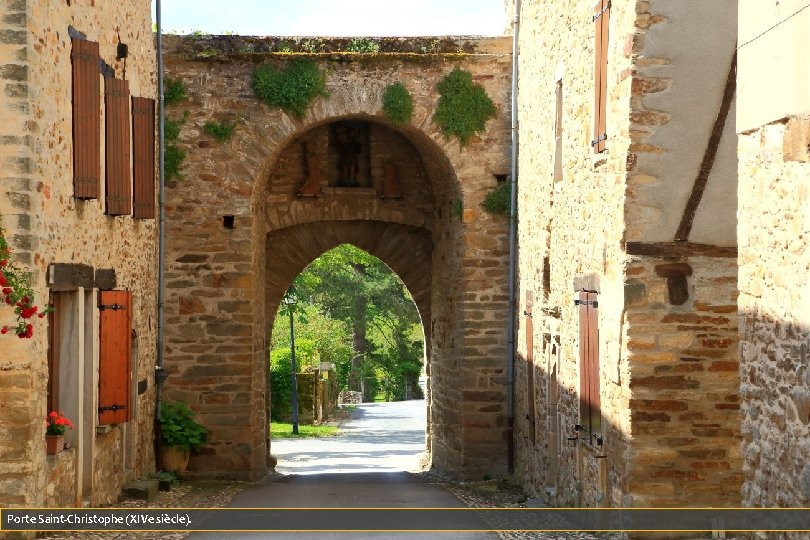 Porte Saint-Christophe (XIVe siècle). 