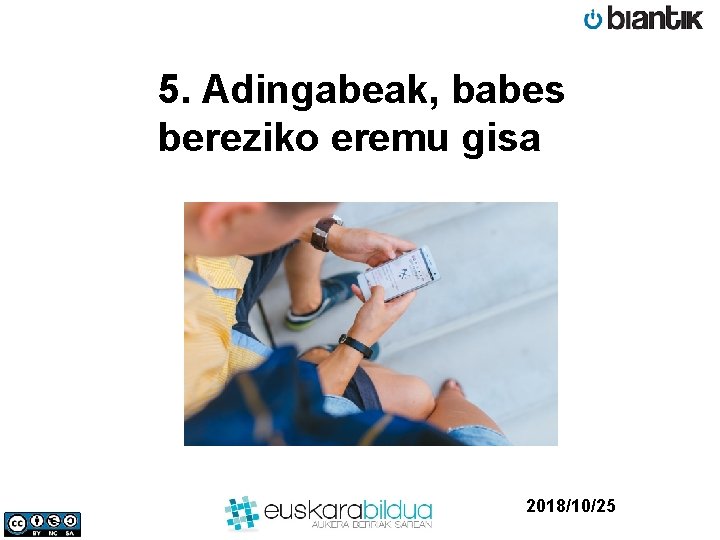 5. Adingabeak, babes bereziko eremu gisa 2018/10/25 