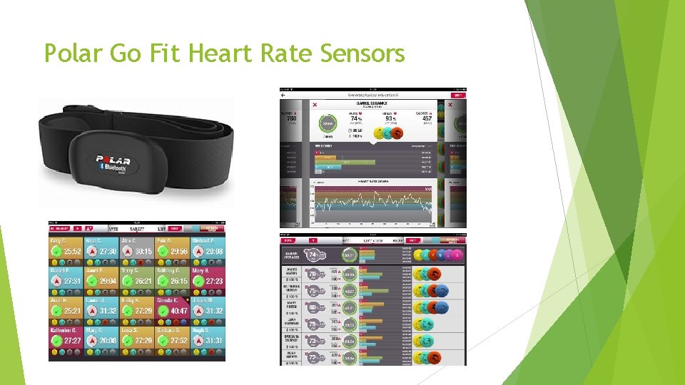 Polar Go Fit Heart Rate Sensors 