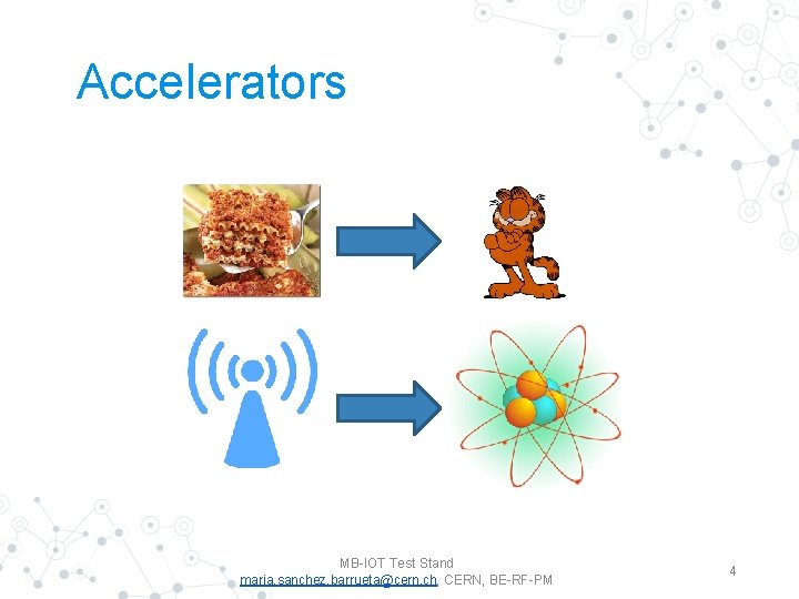 Accelerators MB-IOT Test Stand maria. sanchez. barrueta@cern. ch, CERN, BE-RF-PM 4 