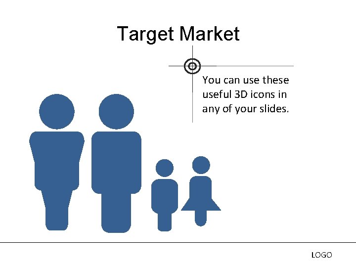 Target Market You can use these useful 3 D icons in any of your