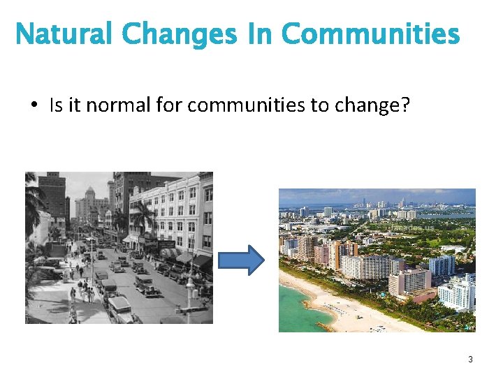 Natural Changes In Communities • Is it normal for communities to change? 3 