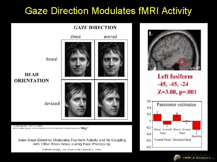 Gaze Direction Modulates f. MRI Activity 