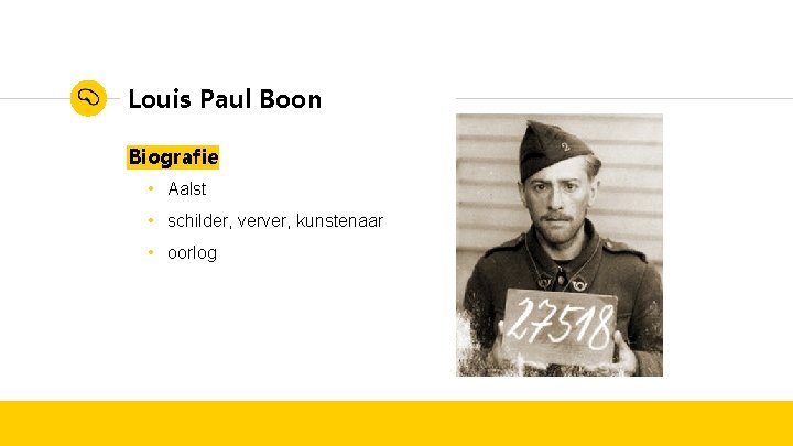 Louis Paul Boon Biografie • Aalst • schilder, verver, kunstenaar • oorlog 