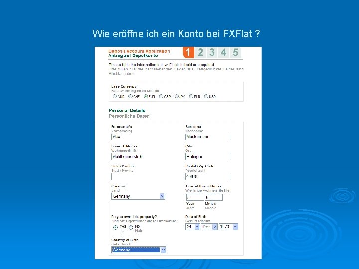 Wie eröffne ich ein Konto bei FXFlat ? 