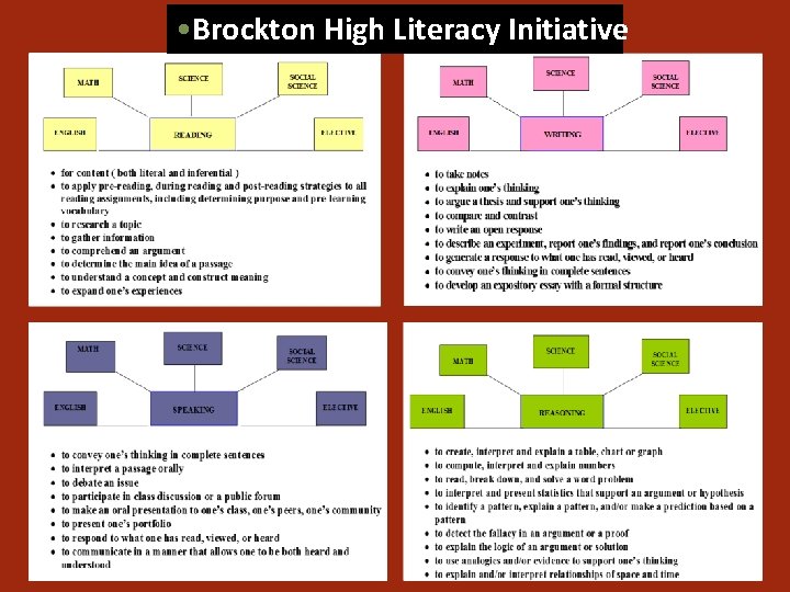  • Brockton High Literacy Initiative 