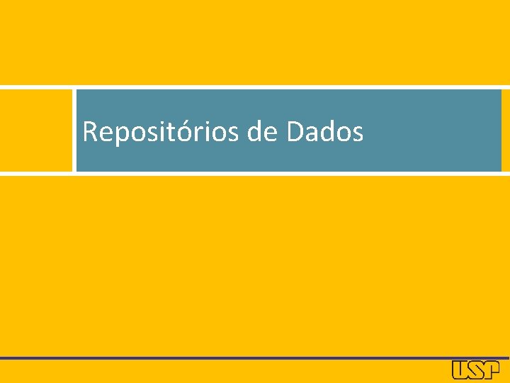 Repositórios de Dados 
