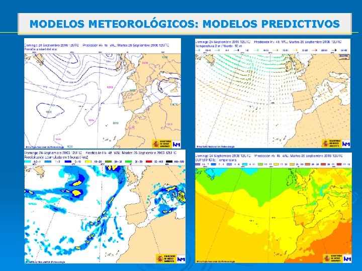 MODELOS METEOROLÓGICOS: MODELOS PREDICTIVOS 