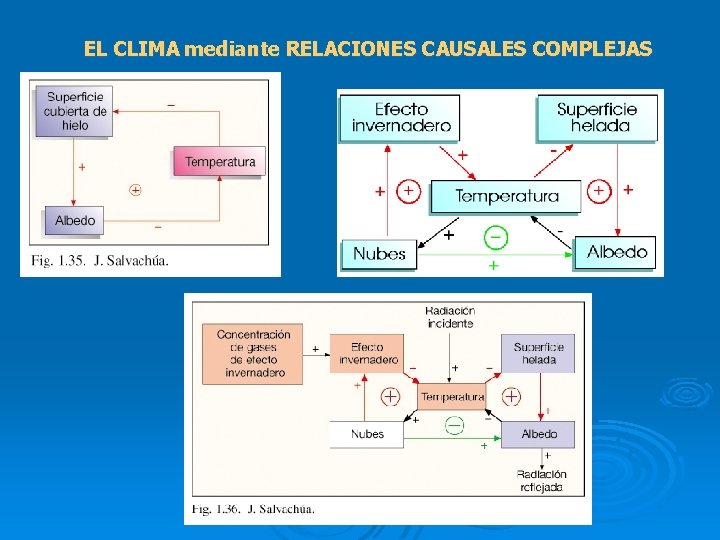 EL CLIMA mediante RELACIONES CAUSALES COMPLEJAS 