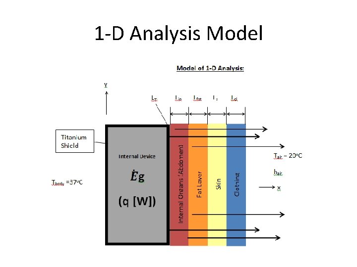 1 -D Analysis Model 