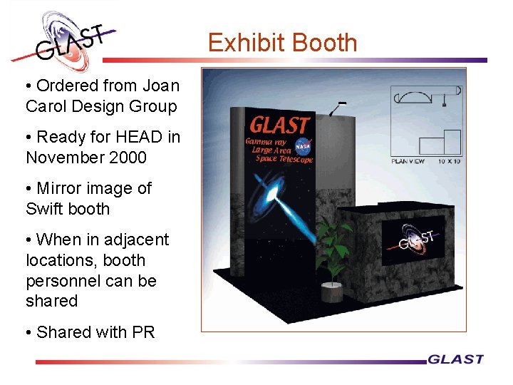 Exhibit Booth • Ordered from Joan Carol Design Group • Ready for HEAD in