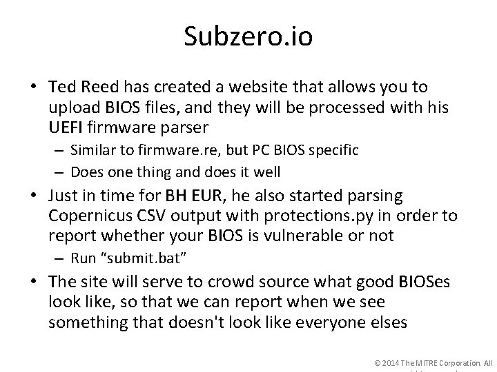 Subzero. io • Ted Reed has created a website that allows you to upload