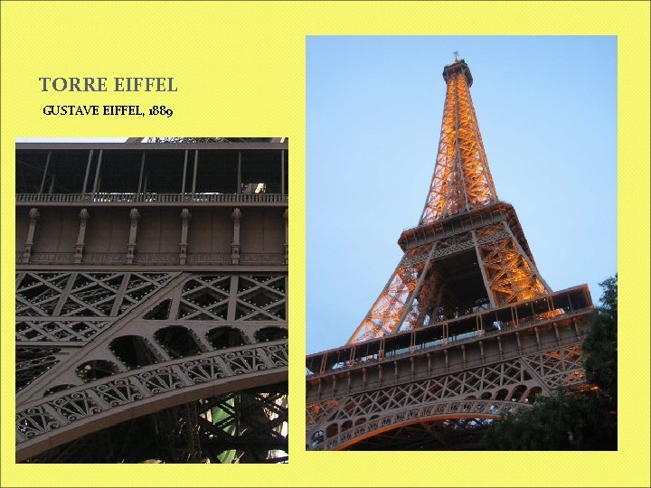 TORRE EIFFEL GUSTAVE EIFFEL, 1889 