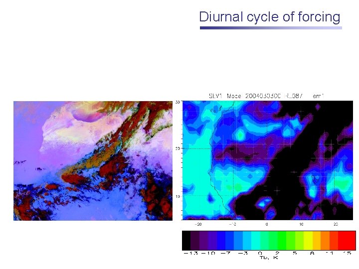 Diurnal cycle of forcing 