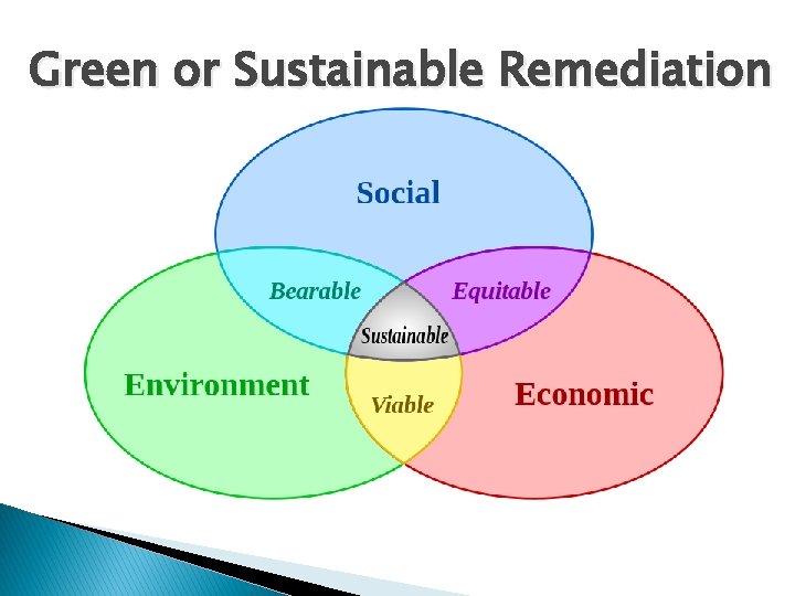 Green or Sustainable Remediation 