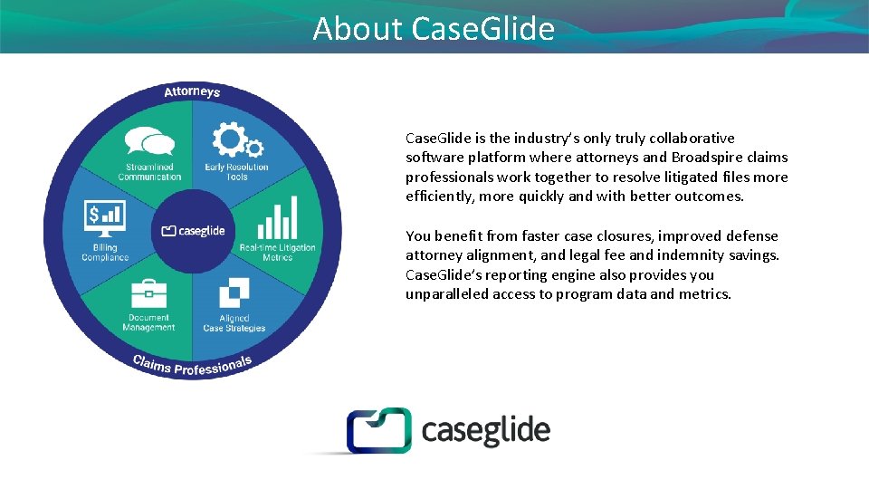 About Case. Glide is the industry’s only truly collaborative software platform where attorneys and