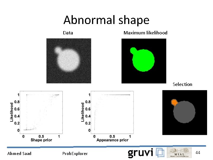 Abnormal shape Data Maximum likelihood Selection Ahmed Saad Prob. Explorer 44 