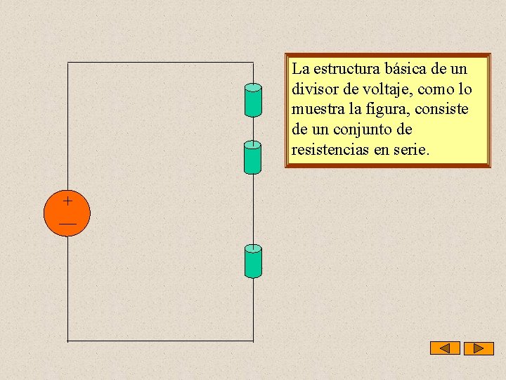 La estructura básica de un divisor de voltaje, como lo muestra la figura, consiste