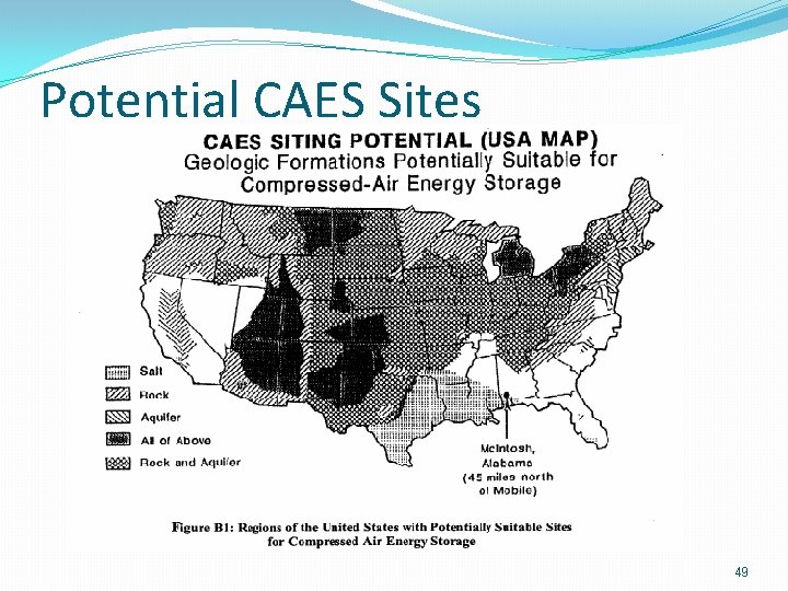 Potential CAES Sites 49 