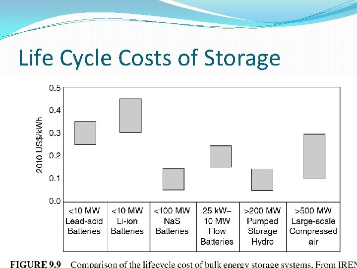 Life Cycle Costs of Storage 
