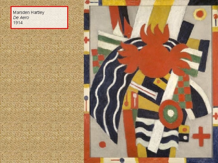 Marsden Hartley De Aero 1914 