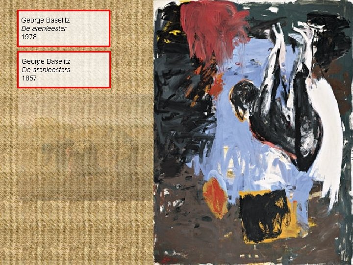 George Baselitz De arenleester 1978 George Baselitz De arenleesters 1857 