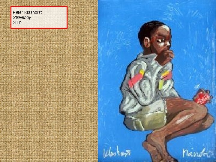 Peter Klashorst Streetboy 2002 