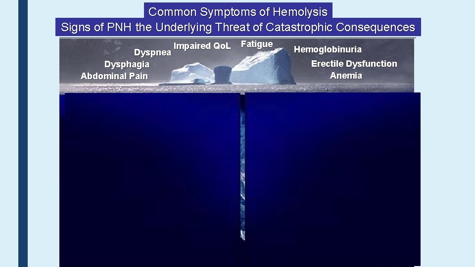 Common Symptoms of Hemolysis Signs of PNH the Underlying Threat of Catastrophic Consequences Dyspnea