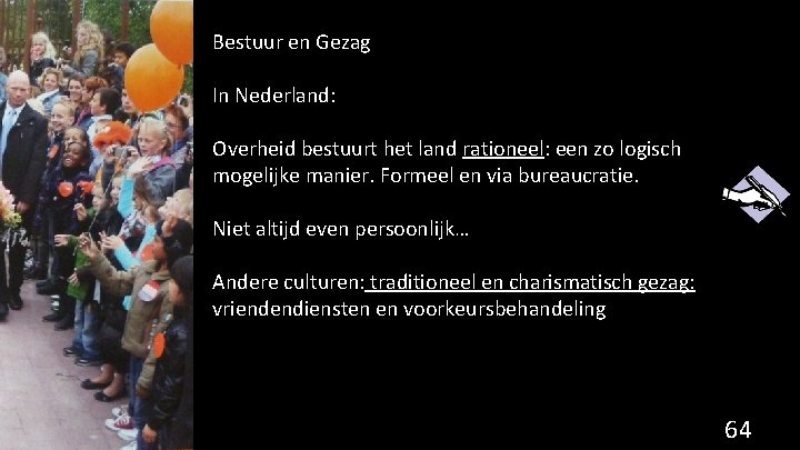 Bestuur en Gezag In Nederland: Overheid bestuurt het land rationeel: een zo logisch mogelijke