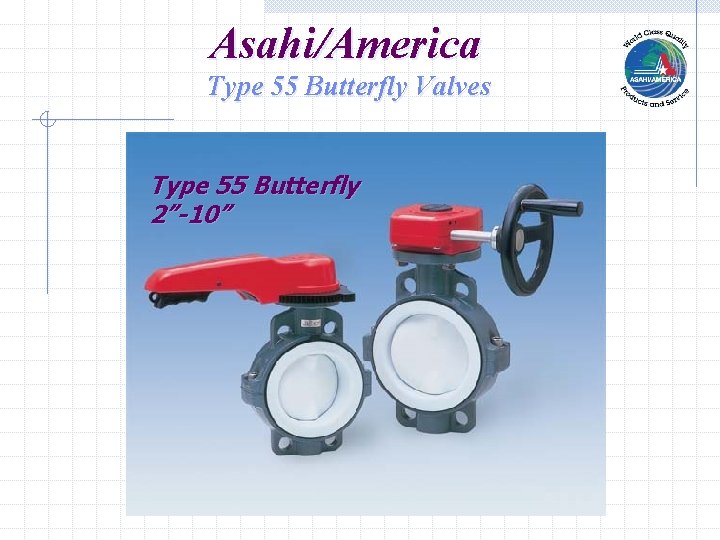 Asahi/America Type 55 Butterfly Valves Type 55 Butterfly 2”-10” 