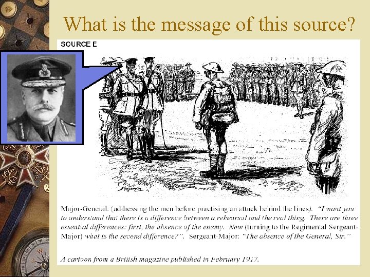 What is the message of this source? 