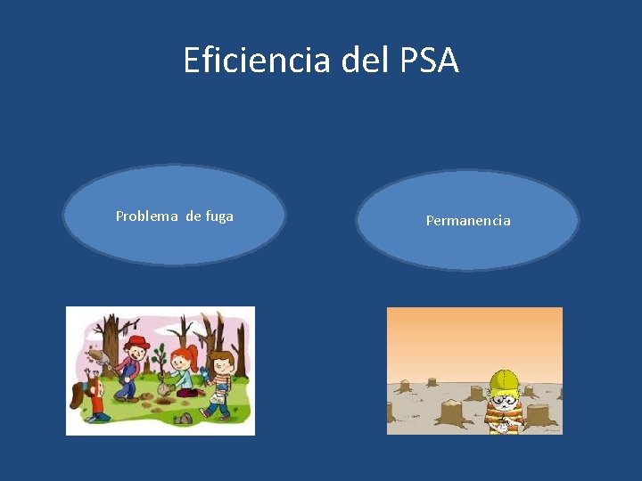 Eficiencia del PSA Problema de fuga Permanencia 