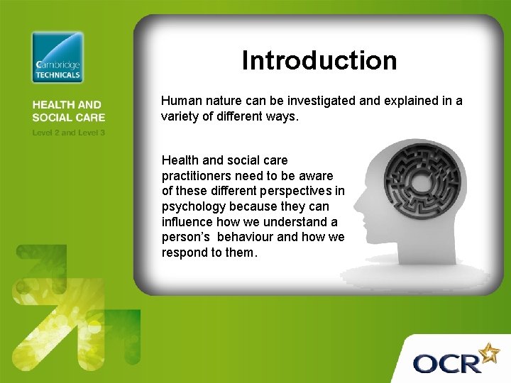 Introduction Human nature can be investigated and explained in a variety of different ways.