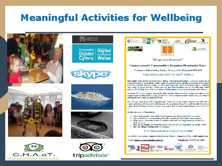 Meaningful Activities for Wellbeing 