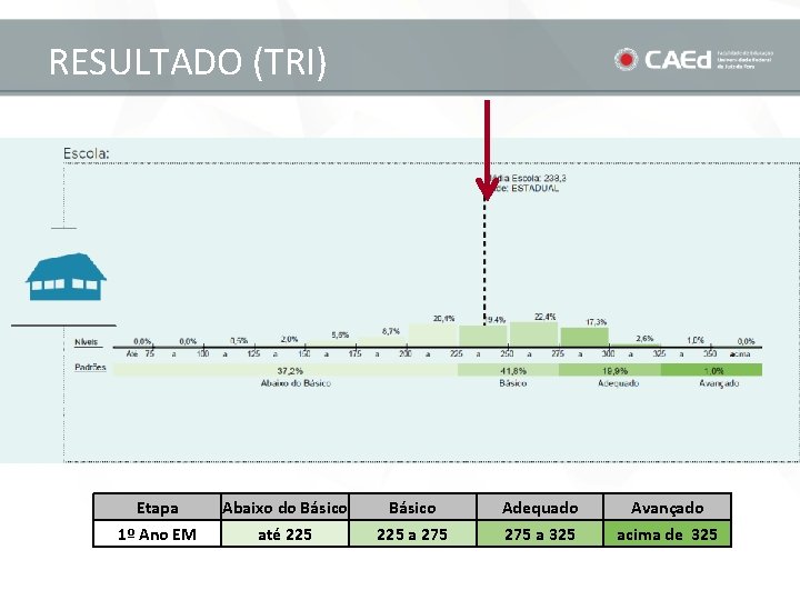 RESULTADO (TRI) Etapa 1º Ano EM Abaixo do Básico até 225 Básico 225 a