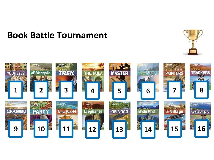 Book Battle Tournament 1 2 3 4 5 6 7 8 9 10 11