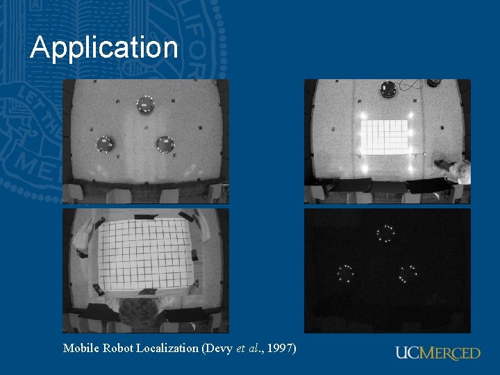 Application Mobile Robot Localization (Devy et al. , 1997) 