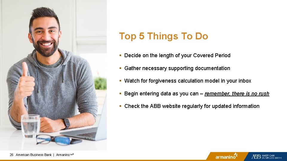 Top 5 Things To Do § Decide on the length of your Covered Period