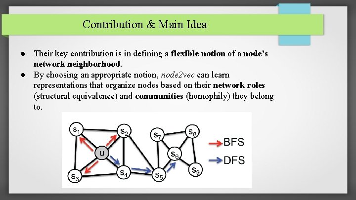 Contribution & Main Idea ● Their key contribution is in defining a flexible notion