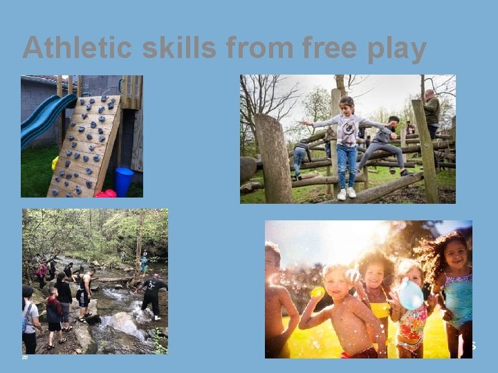 Athletic skills from free play 38 