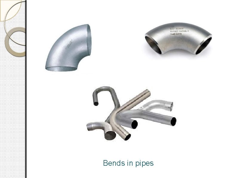 Bends in pipes 