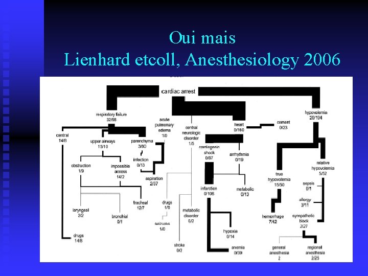 Oui mais Lienhard etcoll, Anesthesiology 2006 