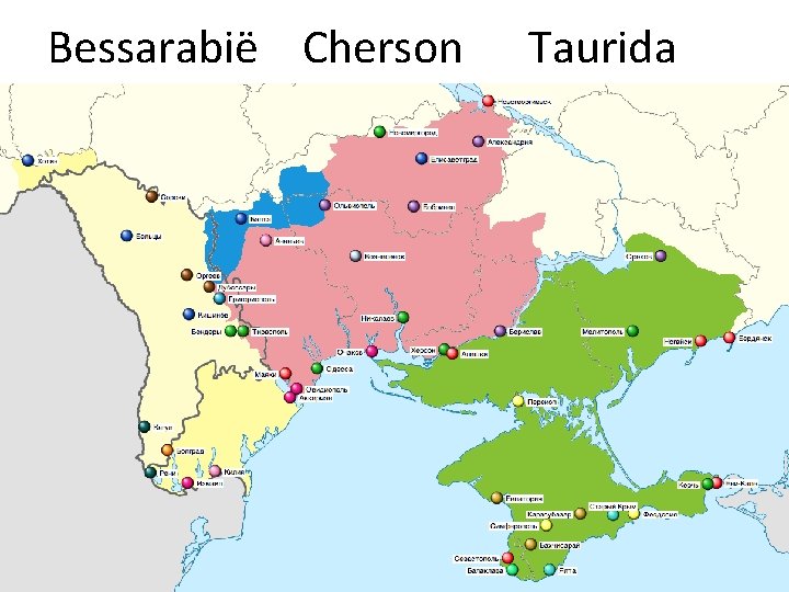 Bessarabië Cherson Taurida 