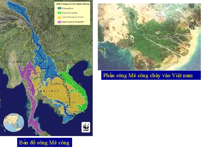 Phần sông Mê công chảy vào Việt nam Ba n đô sông Mê công