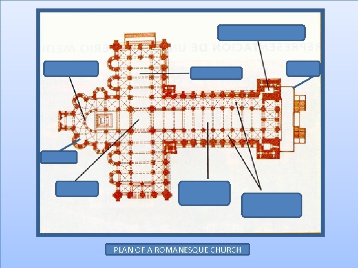 PLAN OF A ROMANESQUE CHURCH 