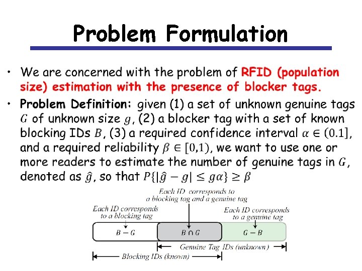 Problem Formulation • 